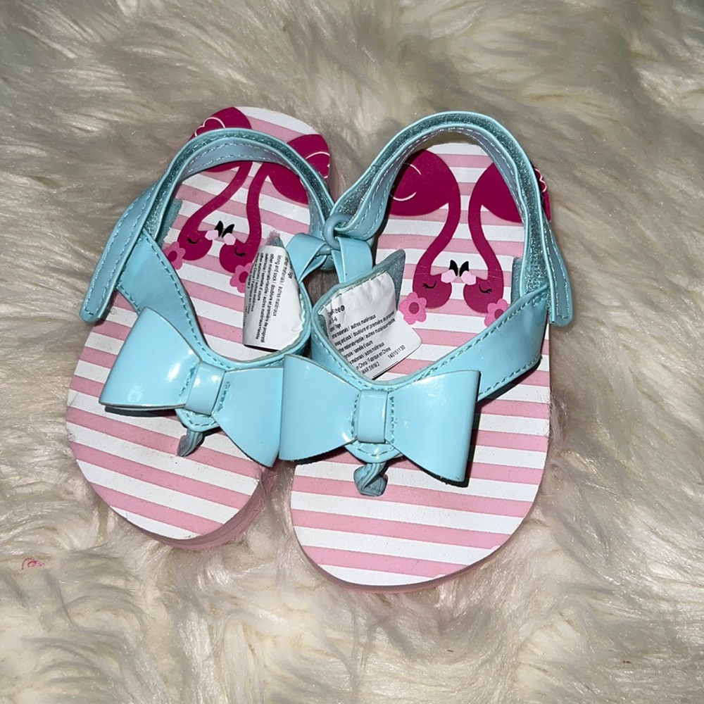 Gymboree flamingo sandals